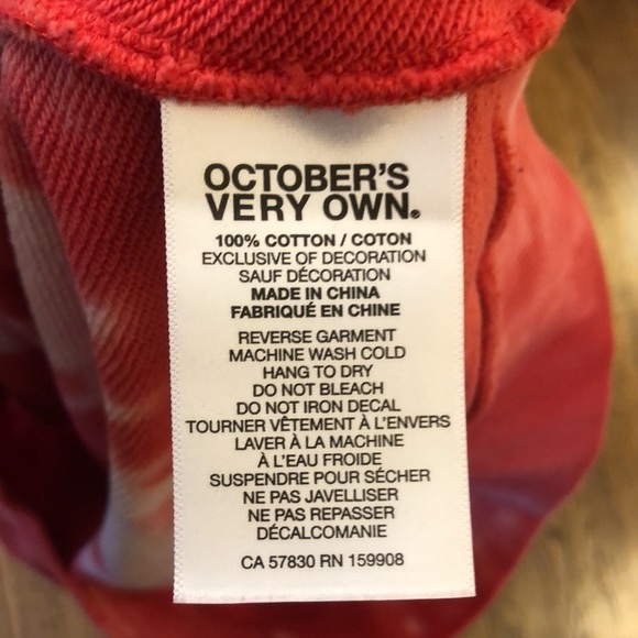 RED Tie Dye OVO Hoodie - Picture 8 of 8